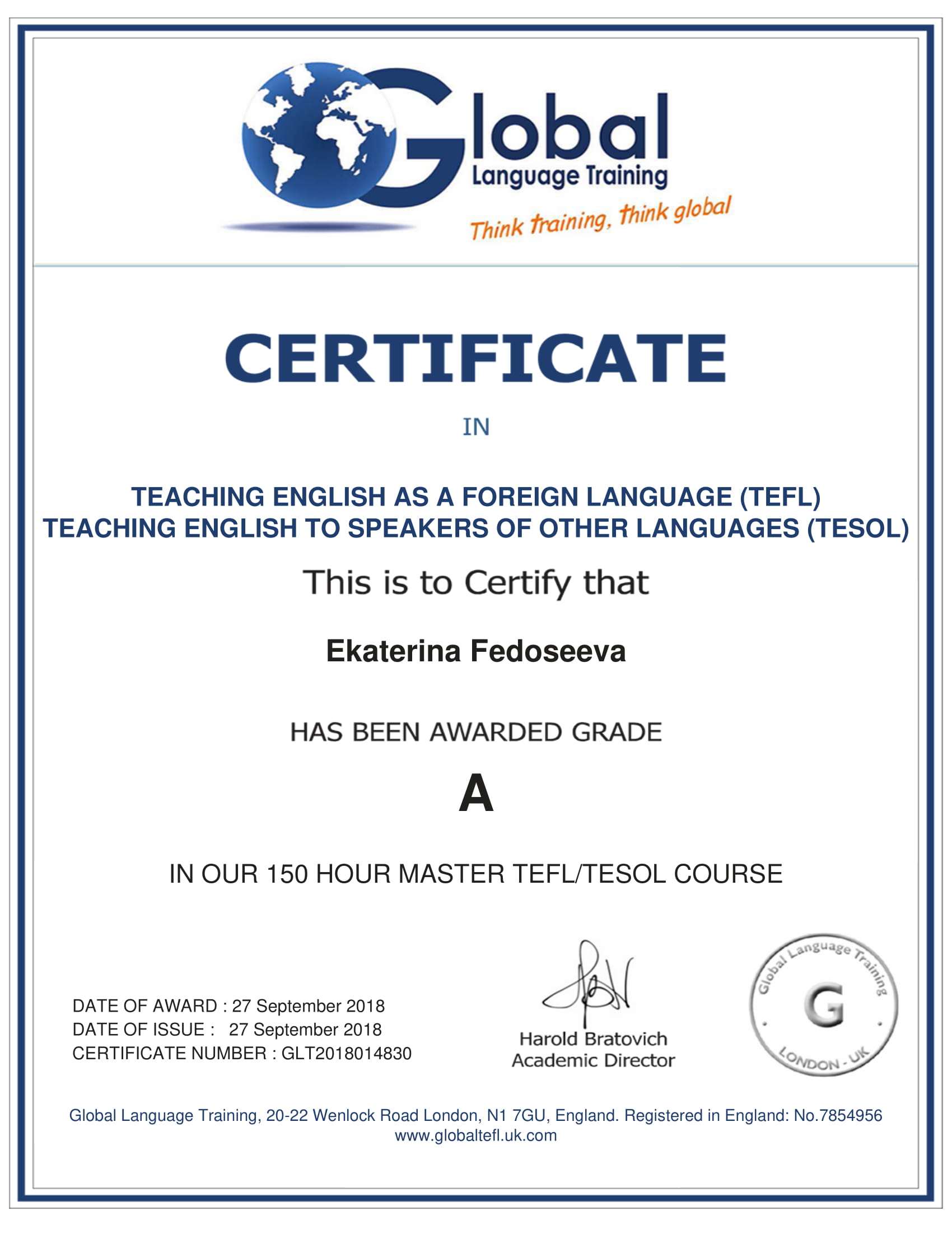 TESOL TEFL 1