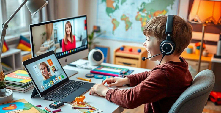 Deutschlehrer online für Kinder