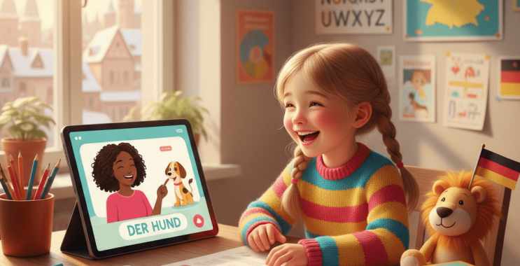 Deutschlehrer online für Kinder: Der spielerische Weg zum Spracherfolg