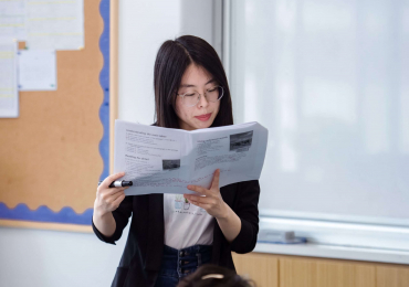 Muttersprachlerin Xiaoxiao gibt Nachhilfe in Frankfurt