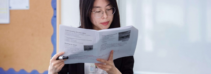 Muttersprachlerin Xiaoxiao gibt Nachhilfe in Frankfurt